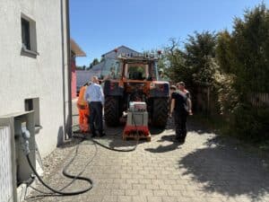 Inbetriebnahme neues Stromaggregat
