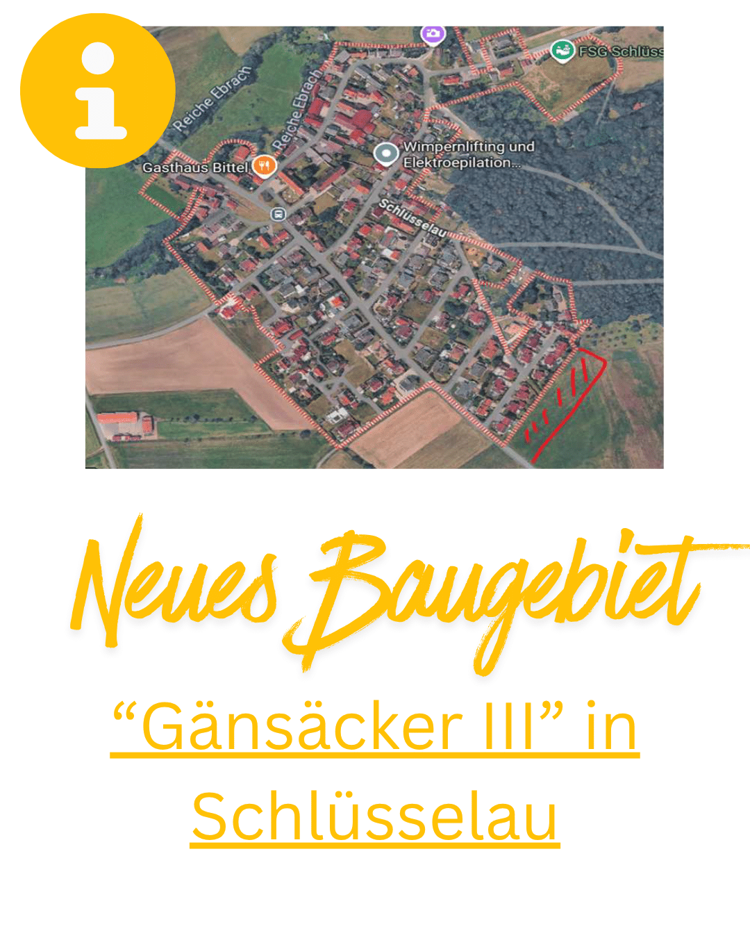 🏡 Informationsveranstaltung zum Baugebiet „Gänsäcker III“ in Schlüsselau