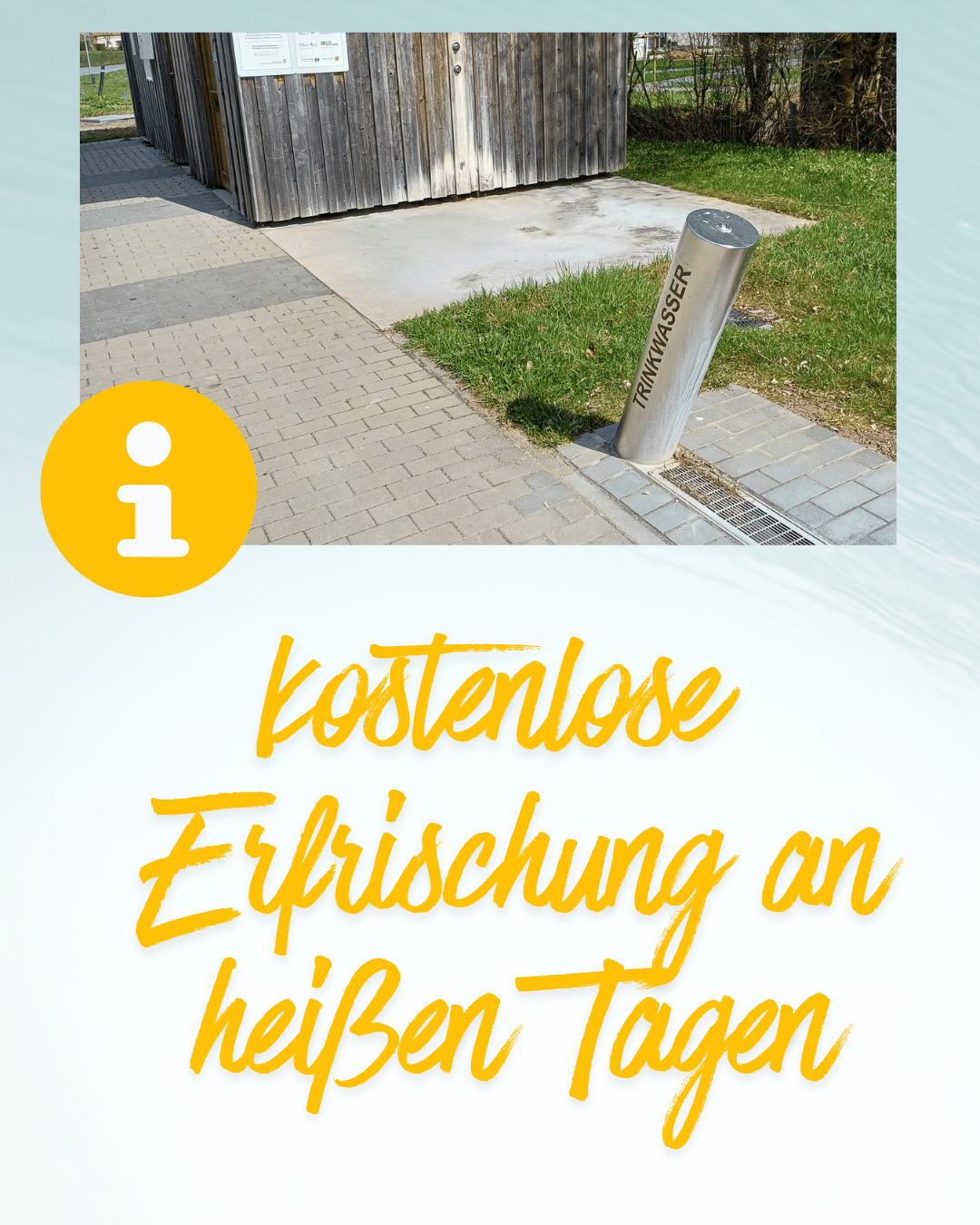 ☀️ So verhältst du dich richtig bei Hitze! 💧 - kostenloste Erfrischung an heißen Tagen