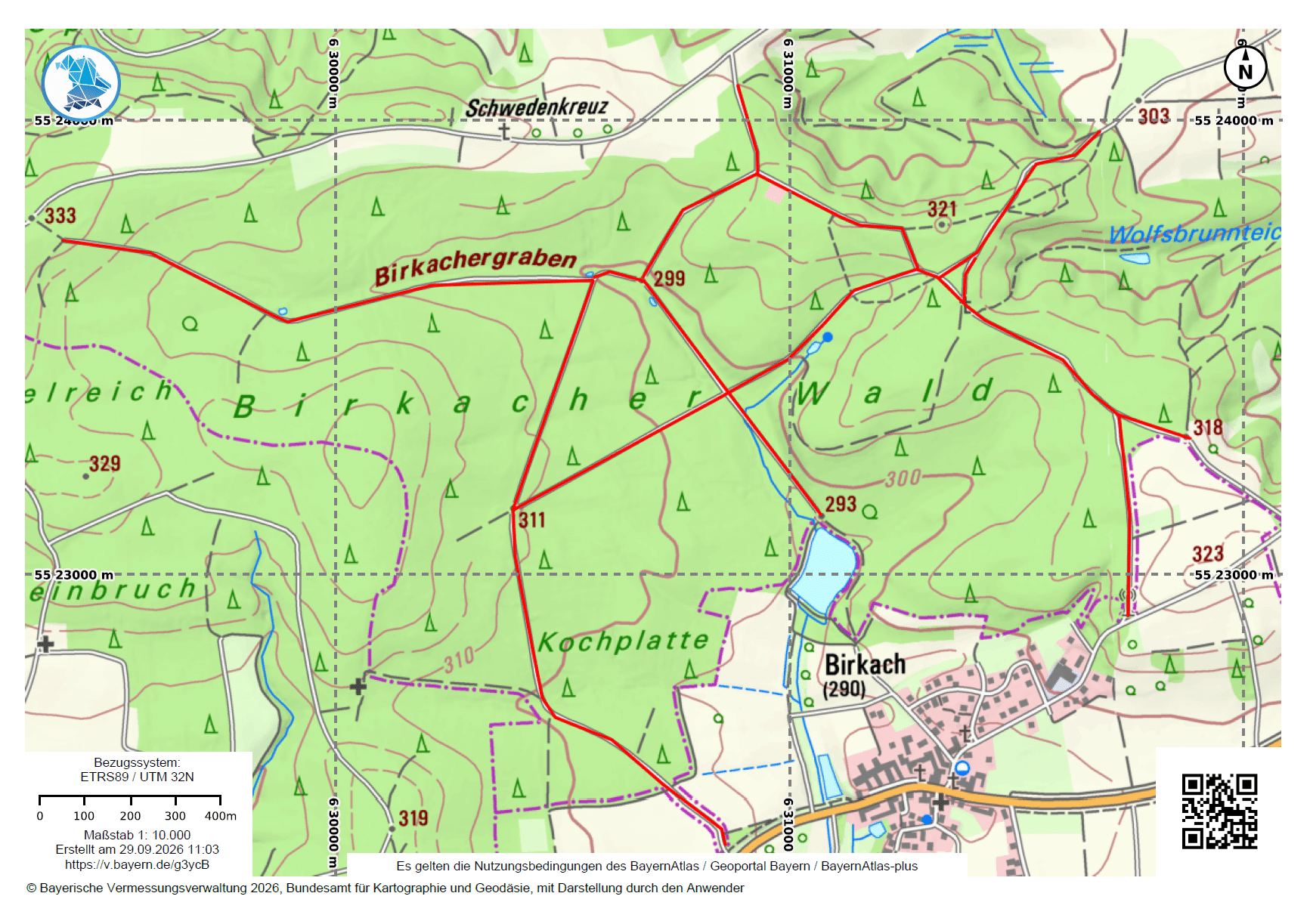 Instandhaltungsarbeiten im Birkacher Wald