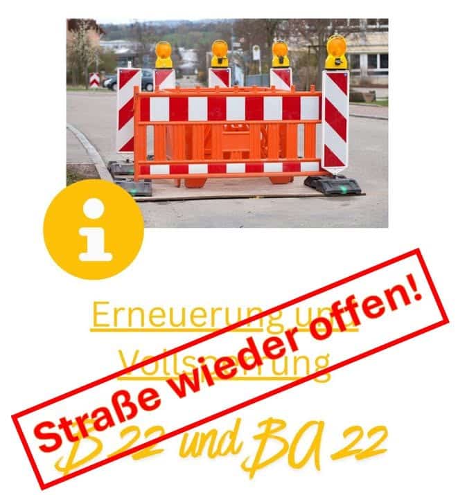Sanierung B 22 westlich von Debring fertiggestellt